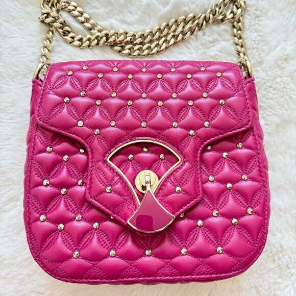 NWT!!! BVLGARI Divas Dream Bag Quilted Leather Medium Authentic Retail 1800$ - Picture 2 of 13